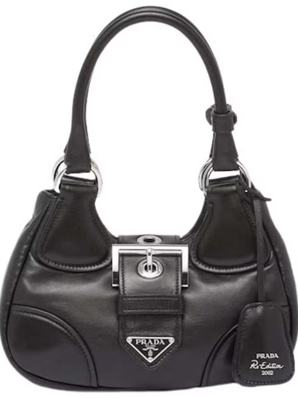 Prada Moon Leather Shoulder Bag